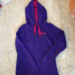 Under Armour Purple UA Storm Hoodie LG